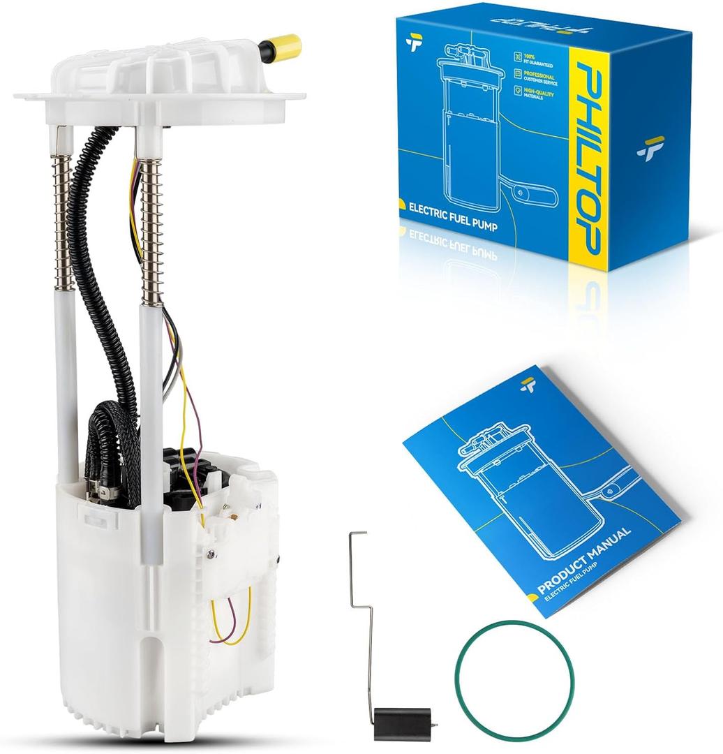 PHILTOP E7257M Electric Fuel Pump Assembly Compatible with 20092014 Ram 1500 3.6L 3.7L 4.7L 5.7L, Replaces FG1354, SP7118M, P77018M, P77119M