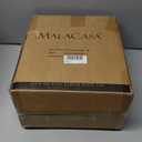 MALACASA 10" Large Pasta Bowls, 56 OZ White Salad Bowls Soup Bowls, Porcelain Serving Bowls Set of 4, Large Kitchen Bowl Plates Pasta Plates, Microwave & Dishwasher Safe, Series REGULAR