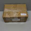 2 Pack Rectangular Wooden Cake Stand, 4 x 6.3 Mini Cake Plate Holder with Clear Glass Bell, Cake Display Server Tray for Kitchen, Birthday Parties, Weddings, Baking Gifts