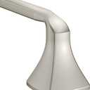 Moen Voss Brushed Nickel 24-Inch Bathroom Towel Bar, Wall Mounted Bath or Hand Towel Rack, YB5124BN