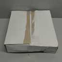 BONZER 100% Blackout Curtains 84 inches Long - 4 Panels Full Light Blocking White Window Drapes for Bedroom, Total Privacy Grommet Room Darkening Curtain with Black Backing for Living Room, Patio Door