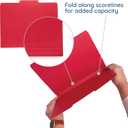 100 Blue Summit Supplies Colored File Folders Letter Size with 1/3 Cut Tabs, Assorted Colored Folders, Durable 11pt Paper, Colorful File Folders for Files, Multi Color File Folders, Reinforced Tabs