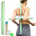 Posture Corrector Yoga Cross Stick - Back Pain Relief for Men Women - Stretcher and Straightener for Upper and Lower Back - Stretch Pole - Neck Hump Equipment bar Device Brace