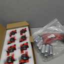 High Performance 8Pcs D585 UF262 Ignition Coils Pack Round Type + 8Pcs 8mm Spark Plug Wire Set Part Number 748UU 12622553 12656210-15% More Energy