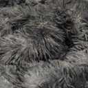 9x12 Ft Extra Large Shag Rugs for Living Room, Tie Dyed Ultra Soft Fluffy Furry Area Rugs for Bedroom Indoor Floor, Aesthetic Carpet for Kids Home Decor (Dark Grey)