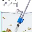 UPETTOOLS Aquarium Gravel Cleaner - Electric Automatic Removable Vacuum Water Changer Sand Algae Cleaner Filter Changer 110V/28W