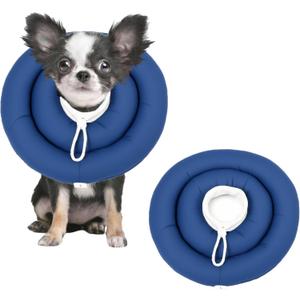 Soft Dog Cones, Recovery Dog Donut Collar After Surgery- Cone of Shame Alternative, Pet Elizabethan E-Collar Anti-Bite Lick Wound Healing Adjustable for Small Large Medium Dogs-BARDIMIES (M(Neck Girth 5.9-9IN))