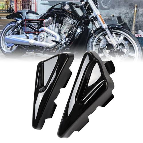 GUDITEM Motorcycle Tank Side Frame Battery Cover For 2007-2017 Harley V-rod Night Rod Special,Gloss Black