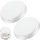 2 Pack RV Mushroom Vent Cap Compatible with Keystone Camper Trailer, RV Mushroom Roof Vent, Motorhome Water Guard for Vehicle Plumbing Ventilator Cap (Fan Base Not Included) (White)