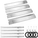 Grill Burner Heat Plate Kit - Replacement Part for Monument 24367,17842, 24633,41847NG, 77352, 77352MB, Igniter, 4 Packs