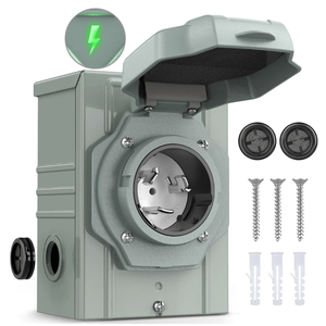 Lirinsegie 50 Amp Generator P..fer Switch ETL Listed 3 Prong