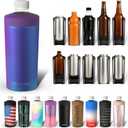 Frost Buddy Universal XL Can Cooler - Fits All - For 12, 16, 20, and 24 ounce Bottles - Insulated Double-Walled Stainless Steel (Nebula)