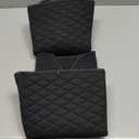2 Pack Bottom Seat Covers for Tesla Model Y 2024 2023-2020, Super Breathable and Soft Car Front Seat Covers, Cotton and Linen Bottom Seat Covers for Tesla Model Y (Black)