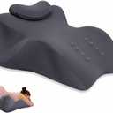 Memory Foam Wedge Pillow- Ergonomic Pillow for Couples