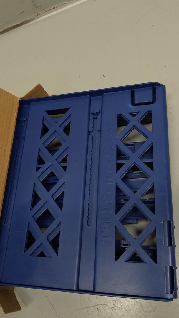 Piffny Locker Organizer Shelf， Adjustable Width and Height, Stackable, Ideal Locker Shelf for School, Office, Gym Lockers, or Even Kitchen Cabinets & Under Sink Organization (Blue)