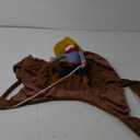 SEIS Pet Riding Costume Novelty Pet Supplies Cowboy Rider Horse Riding Designed Dog Apparel Party Dressing up Clothing Halloween (XXL) (XXL (Chest circumference 29.5"-37.4"))