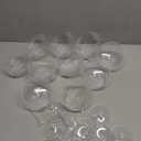 Jingmore 10  Pcs Ribbed Martini Glasses 10 oz Disposable Plastic Vintage Ribbed Coupe Glasses Unbreakable Dessert Parfait Glassware for Wedding Birthday Party Supplies (Clear)