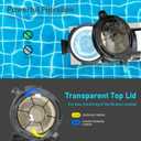 Above Ground Pool Pump with On/Off Switch 1.5HP 115Vac 4920GPH