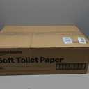 Amazon Basics 2-Ply Soft Toilet Paper, 30 Rolls (5 Packs of 6), 350 Sheets per Roll, Septic Safe, Equivalent to 185 Regular Rolls