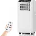 8000 BTU Portable Air Conditioners, 3-in-1 Portable AC Unit Up to 350 Sq.Ft with Dehumidifier, Quiet Air Conditioner with Remote Control, Fast Cool, 24H Timer, Bedroom, Office, Apartments, Black