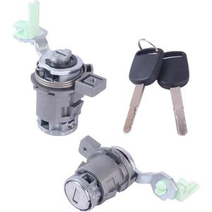 Door Lock Cylinder with key, Compatible with Honda 2002-2006 CR-V, 2003-2011 Element Left and right door lock cylinder, Replace OE 72185-S9A-013 72185-S9A-003 72145-S9A-013 72145-S9A-003