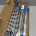 BAIDICE 10 Pair Full Extension Ball Bearing Drawer Slides 8 10 12 14 16 18 20 22 24 Inch 100 LB Load Capacity Side Mount File Cabinet Rails Dresser Metal Runner Trash Can Kitchen Slider Glide Silver