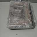 Trinity Provisions Meat Resting Pan - With Wire Rack and Silicone Baking Mat - Dishwasher and Oven Safe Stainless Steel, for Cooking and Cooling Steak, BBQ, Bacon, & More (9" x 13")