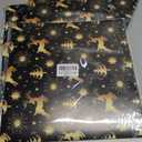 3 x 12" Christmas Pattern Paper & Sticker Kit Black Gold Scrapbook Premium Specialty Paper Double-Sided 12"x12" with 12 Designs 36 sheets for Scrapbooking Card Making Crafting