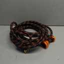 Giraffe Tools Non-Expandable Garden Hose 25FT 1/2 Lightweight Flexible Water Hoses Burst 600 psi with 9 Spray Function Nozzle Heavy Duty Hose