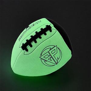 Pass and Catch Absorbing Light Glow in The Dark Pass Back Football Training Practice Equipment for Youth Ball Handling Shooting Skill Improving Supplies (Size 6, Yellow)