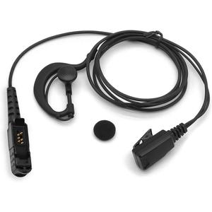 Earpiece Headset Fits for Motorola MotoTRBO Radio DP2400 DP2400e DP3441e XPR3300e XPR3500 MTP3000 XiR P6600 Walkie Talkie G-Style Clip Ear Hook Hanger PTT Headset Multi-pin