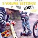 Hornit Mini Bike & Scooter Horn with Kids Headlight (Green/Blue)