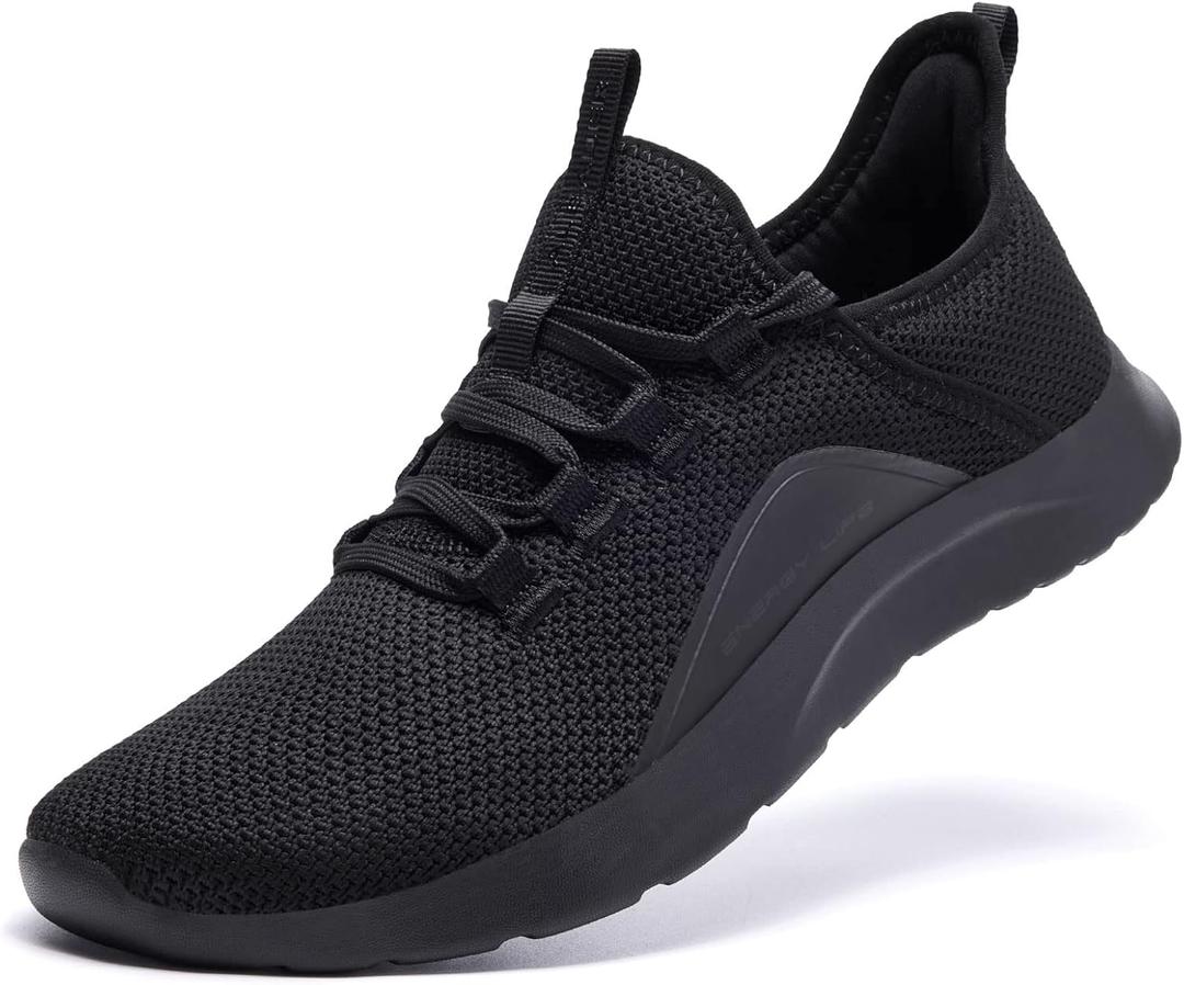 ALEADER Women's Energycloud Lightweight Slip On Walking Running Shoes (10, All Black)
