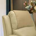 Premium Headrest Cover for Recliner Chair, Flame Retardant Faux Leather Recliner Headrest Protector, Wear Resistant Recliner Headrest Cover for Office Chair Theater Seat, 16W*27L