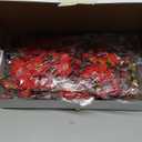 18 Pcs Artificial Plum Blossom Faux Flowers Silk Simulation Bouquet Flower Hibachi Party Decorations for Home Kitchen Hotel Office Wedding Party Garden (Red,Classic)