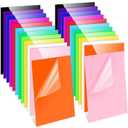 Remerry 24 Pcs 12 x 8 Inch Colored Acrylic Sheets, 0.08'' Thick (2 mm), 12 Colors Opaque Panels with Protective Paper, for Crafts, DIY Projects, Art Display, Laser Cutting Engraving