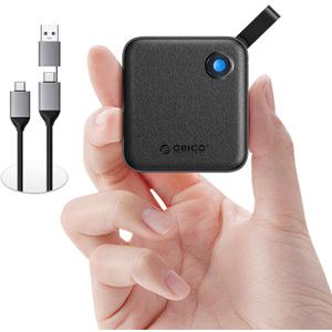 ORICO Portable SSD 1 TB with 2 in 1 USB C Cable, External Solid State Drives, Up to 460MB/s, Status Indicator, Reliable Storage for USB-C Smartphone, Tablet, PC - B5PLUS