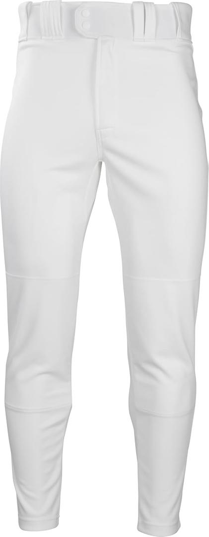 Rawlings Men's PRO 150 Series Baseball Pants Tapered Jogger Fit Adult Sizes Solid, Size: M