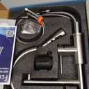 FEELSO Kitchen Faucets, Upgraded Filter Water Kitchen Faucet with Pull Down Sprayer, Brushed Nickel Stainless Steel High Arc 1 Or 3 Hole Kitchen Sink Faucet for Remove Lead, Chlorine, Bad Taste & Odor