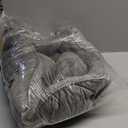 Asvin Small Dog Bed for Small Dogs, Cat Beds for Indoor Cats, Pet Bed for Puppy and Kitty, Extra Soft & Machine Washable with Anti-Slip & Water-Resistant Oxford Bottom, Grey, 20 inches (Small (Pack of 1))