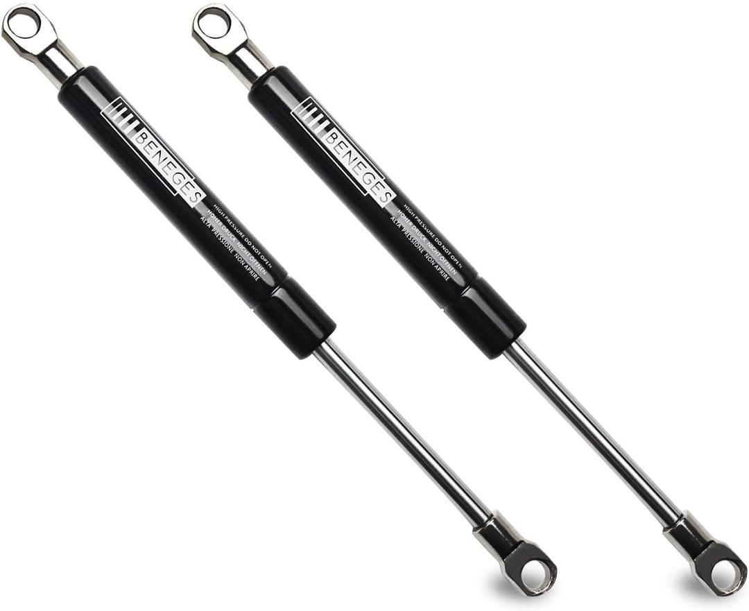 2PCs Universal Gas Charged Lift Supports Spring Struts Shocks Dampers Force 82 Lbs/365 N Per Prop, Force Per Set 164 Lbs/730 N, Extended Length 10 inches 6916