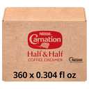 Nestle Carnation Coffee Creamer Half and Half, Made with Real Dairy, 0.304 fl oz Tubs (Pack of 360) Use Before Oct 05/25