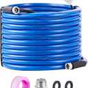 VEVOR 100ft Heated Water Hose for RV, Heated Drinking Water Hose Antifreeze to -45F, Automatic Self-regulating, 5/8" I.D. with 3/4" GHT Adapter, Lead and BPA Free