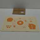 DANIA & DEAN Silicone Baking Mat - Upgrade 26x16 Inch Extra Thick Pastry Mat with Measurements, Non-Slip and Reusable, Kneading Dough Mat for Kitchen Counter, Bread, Cookies, Pizza, Fondant, Pasta (Creamy white)