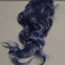 Wig Long Curly Wavy Middle Part Synthetic Heat Resistant Wig for Women