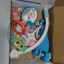 Baby Crib Mobile with Music and Light, Crib Toy with Remote Control Timming Function, Projector Rotating Hanging Rattles Toys Baby Mobile Gift Toy for 0-24 Moths Boys and Girls