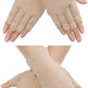 Maxdot Sun Gloves for Women UV Protection Fingerless Non Slip Sunscreen Driving Gloves for Summer Outdoor