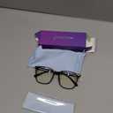 Oversized Square Blue Light Blocking Glasses for Women Men, Anti-Fatigue Computer Monitor Glasses Reduce Eye Strain (Brown Tortoise)