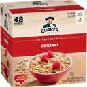 Quaker Instant Oatmeal, Original, Individual Packets, 0.98 Ounce , 48 Count (Pack of 1 ) Exp. 03/25/2027