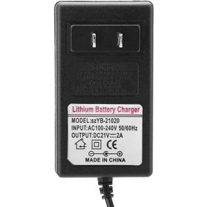 21V 2A Charger 5S Li 1.7A Adapter 100 240V 21V 2A Charger Converters Supply Adapter Lithium Battery Charger Us Plug